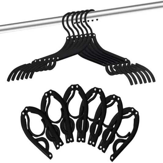 Black Foldable Travel Hanger – Compact, Adjustable & Lightweight - Travellite Hub
