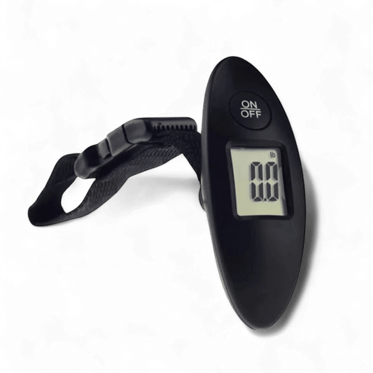 Digital Luggage Scale | 40kg Portable Hanging Travel Scale with LCD Display and Hook - Travellite Hub