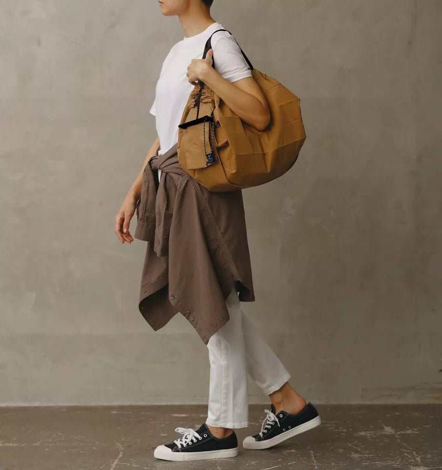 Shupatto Compact Foldable Shopping Bag, Amber, 20L Insulated - Travellite Hub