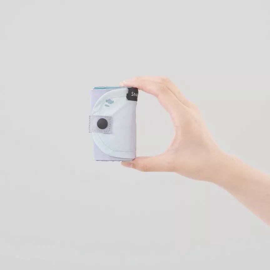 Shupatto Compact Foldable Shopping Bag, Crystal Shores, Size M / 15L Recycled Fabric Eco - Friendly - Travellite Hub