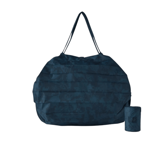 Shupatto Compact Foldable Shopping Bag, Deep Forest, Size M / 15L Recycled Fabric Eco - Friendly - Travellite Hub