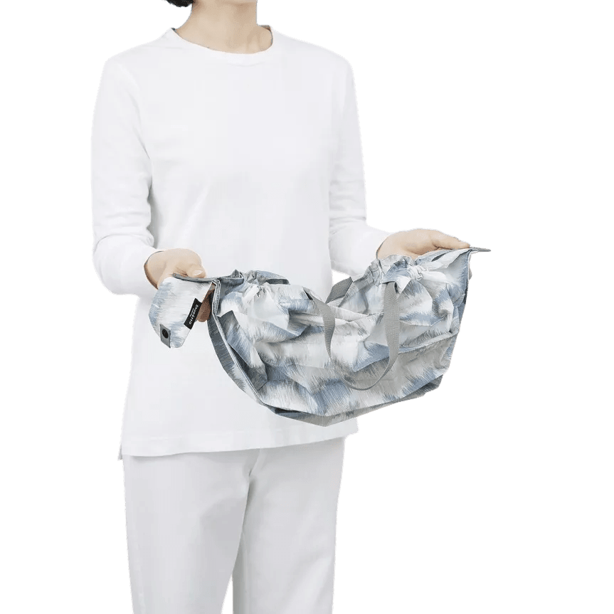 Shupatto Compact Foldable Shopping Bag, Floating Clouds, Size M / 15L - Travellite Hub