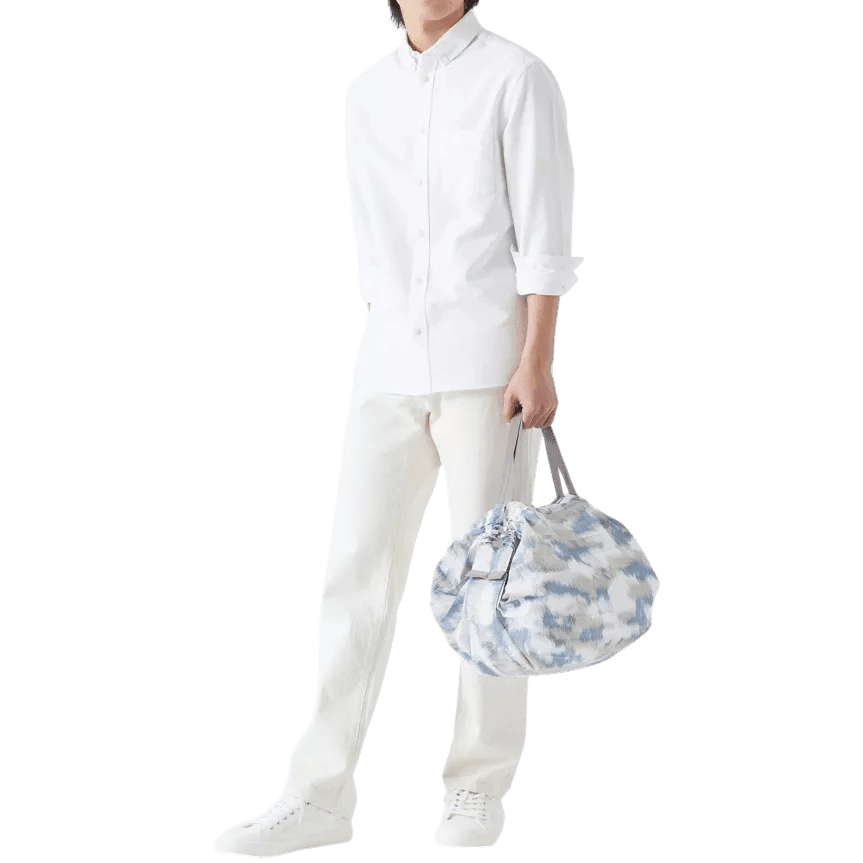 Shupatto Compact Foldable Shopping Bag, Floating Clouds, Size M / 15L - Travellite Hub