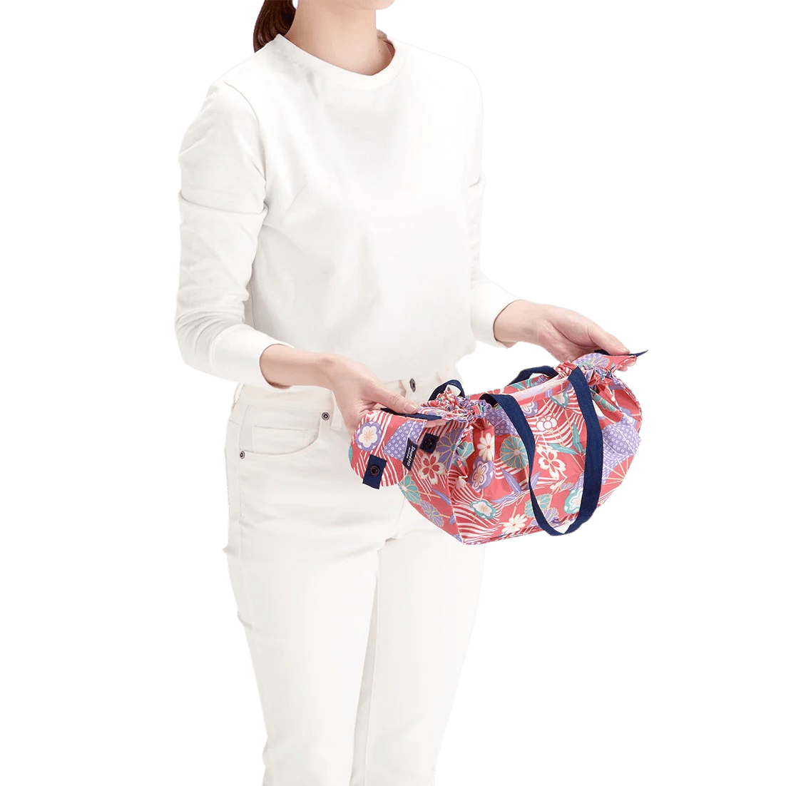 Shupatto Compact Foldable Shopping Bag, Ougi, Size M / 15L - Travellite Hub