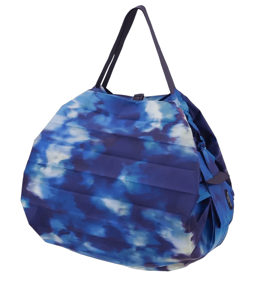 Shupatto Compact Foldable Shopping Bag, Sea Shells, Size M / 15L - Travellite Hub