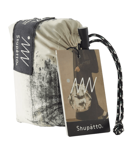 Shupatto Compact Foldable Shopping Bag, White Birch, 27L - Travellite Hub