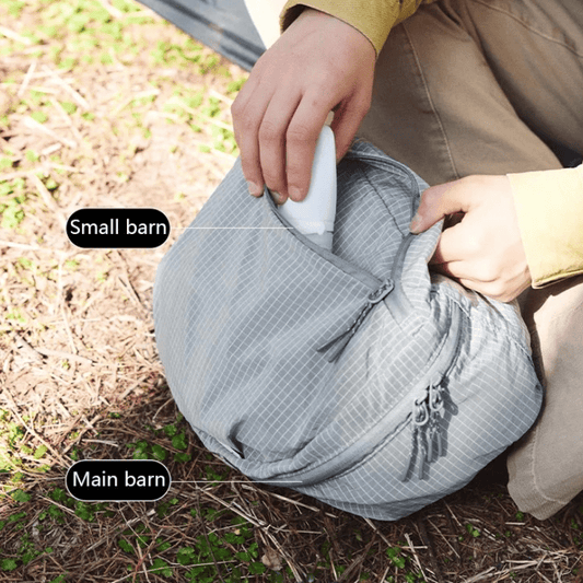Naturehike 3 Piece Lightweight Packing Cube – Dual - Compartment Organizer for Backpacking & Travel (3 Sizes) - Travellite Hub