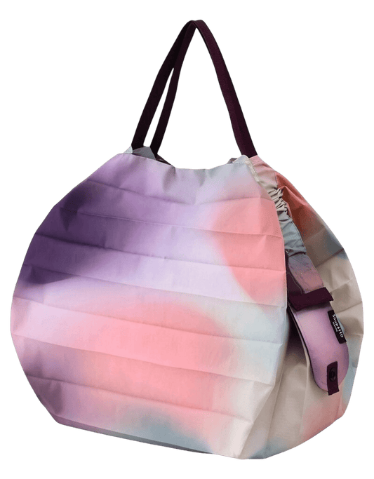 Shupatto Compact Foldable Bag, Pearly Sky, Size M / 15L - Travellite Hub