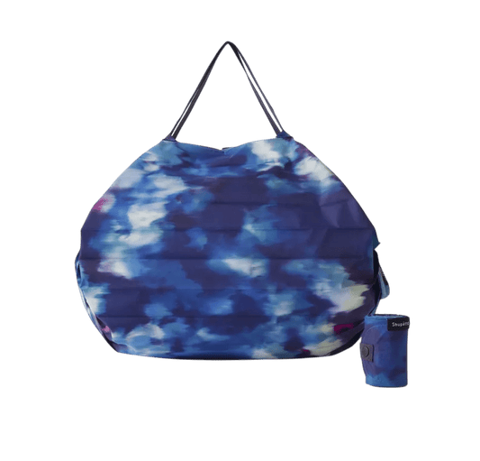 Shupatto Compact Foldable Shopping Bag, Sea Shells, Size M / 15L - Travellite Hub