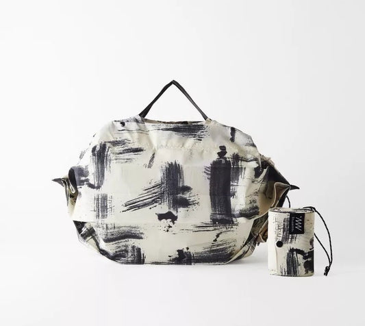 Shupatto Compact Foldable Shopping Bag, White Birch, 20L Insulated - Travellite Hub
